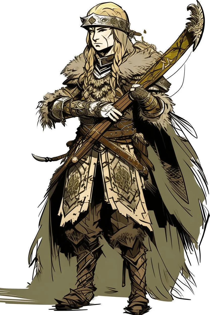 Girl Archer concept art
