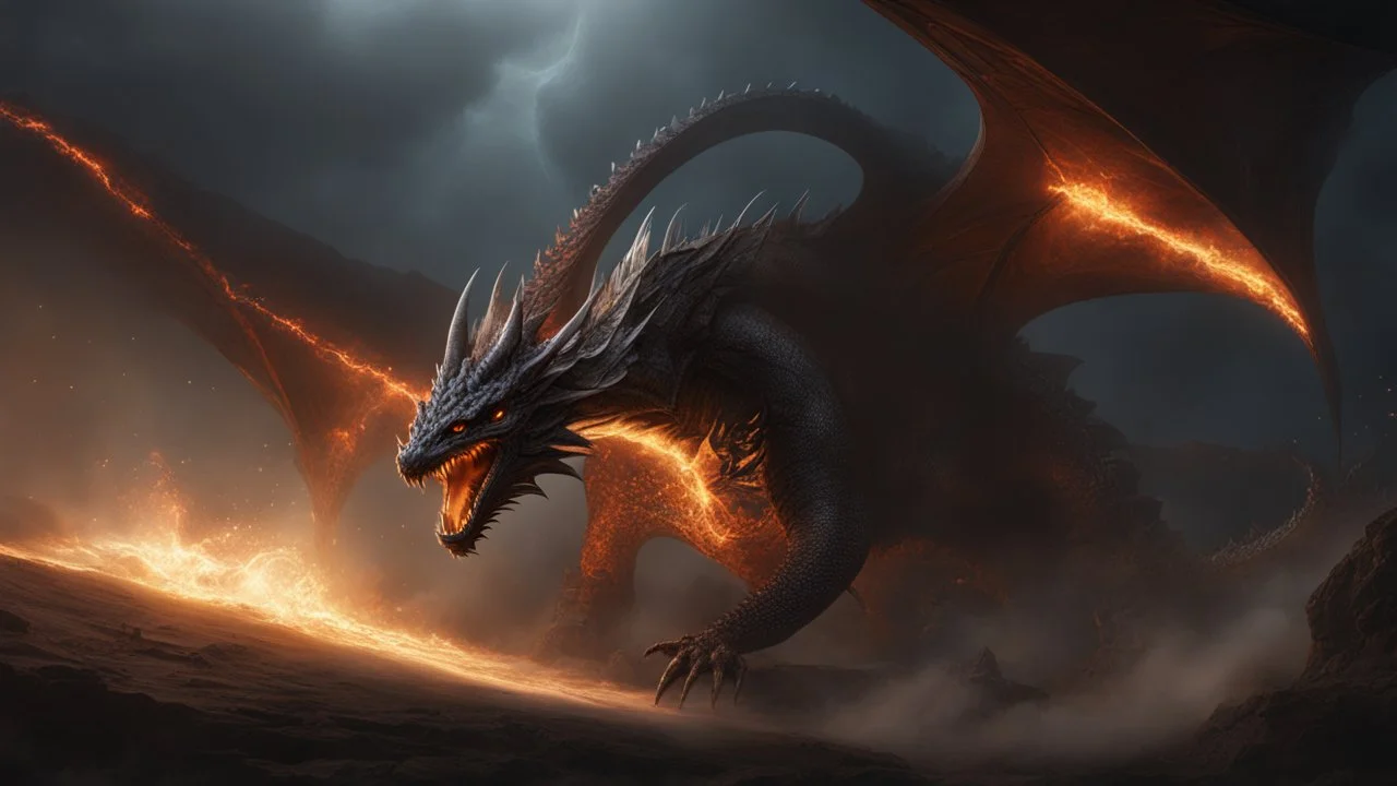 a dragon emerging from the black hole gargantua. exquisite realism, a masterpiece, fantasy concept art, dynamic lighting, intricately detailed, deep color, Unreal Engine, volumetric lighting, Epic cinematic brilliant stunning intricate meticulously detailed dramatic atmospheric maximalist digital matte painting.