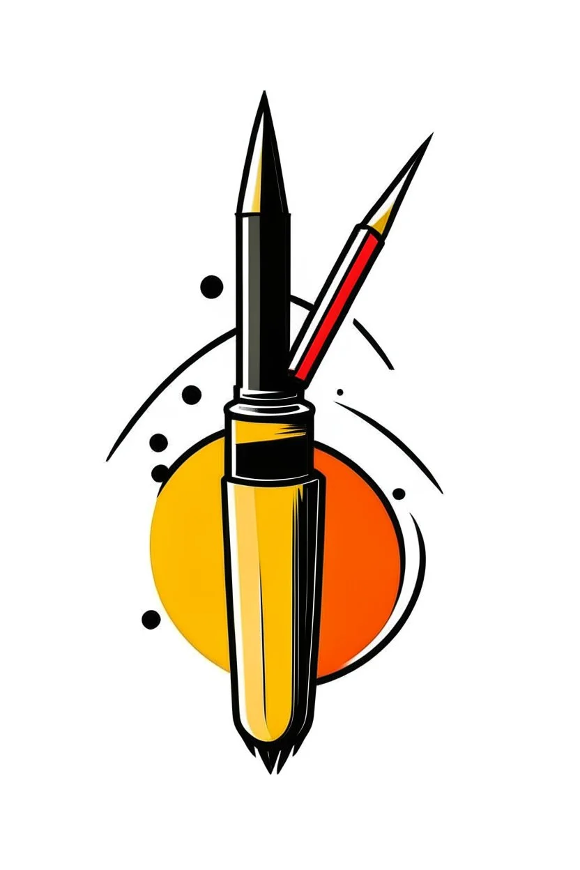 A logo consisting of pen and something that indicates learning difficulties