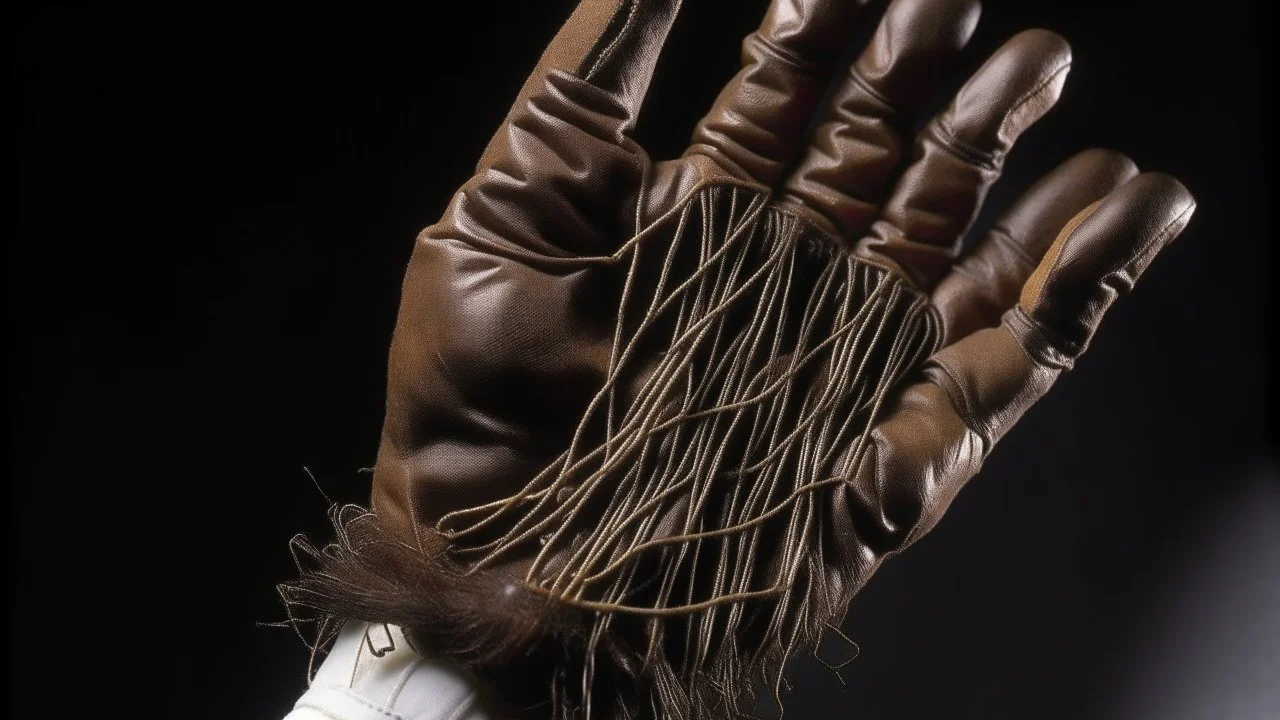 glove made out of human hair