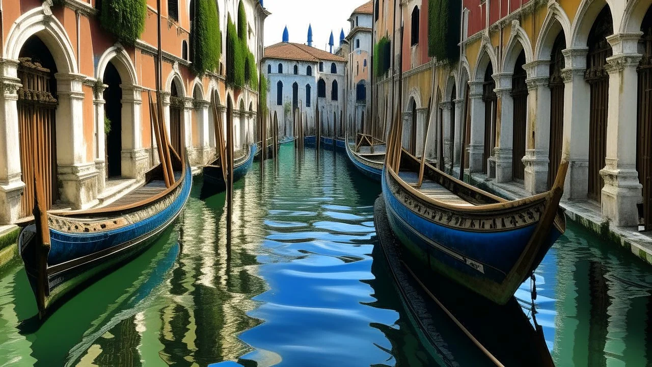 Fragile gondolas over dream pools