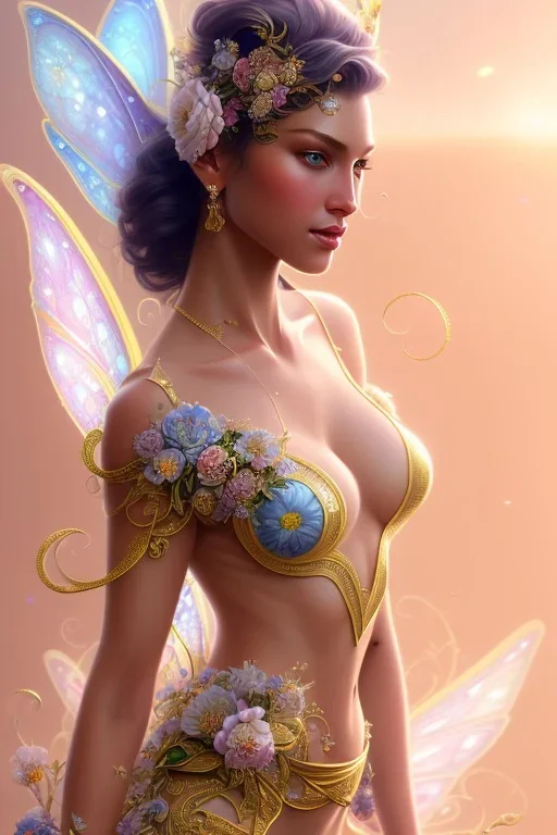 new year sexy faery, gardenia flowers, colorful, cute, intricate, smiling, elegant, highly detailed, digital painting, artstation, concept art, smooth, sharp focus, illustration, art by artgerm and greg rutkowski and alphonse mucha