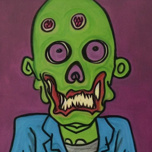 Zombie by outsider artist