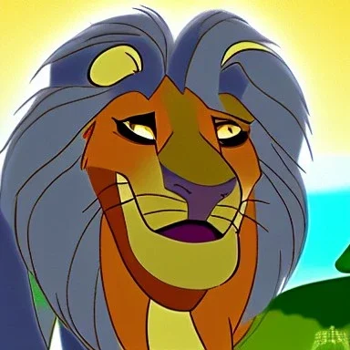 Lion King animation OC male lions