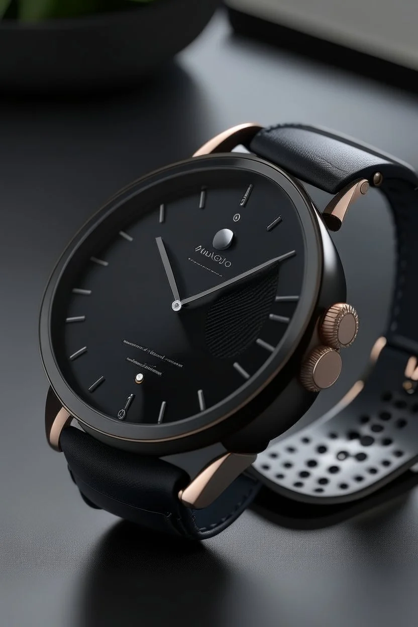 Design images that seamlessly integrate the classic design of 31mm watches with modern technology. Showcase a watch with smart features while maintaining its timeless appeal.