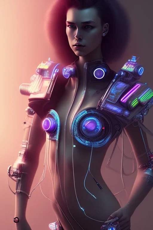 cyberpunk, body, women, rendering