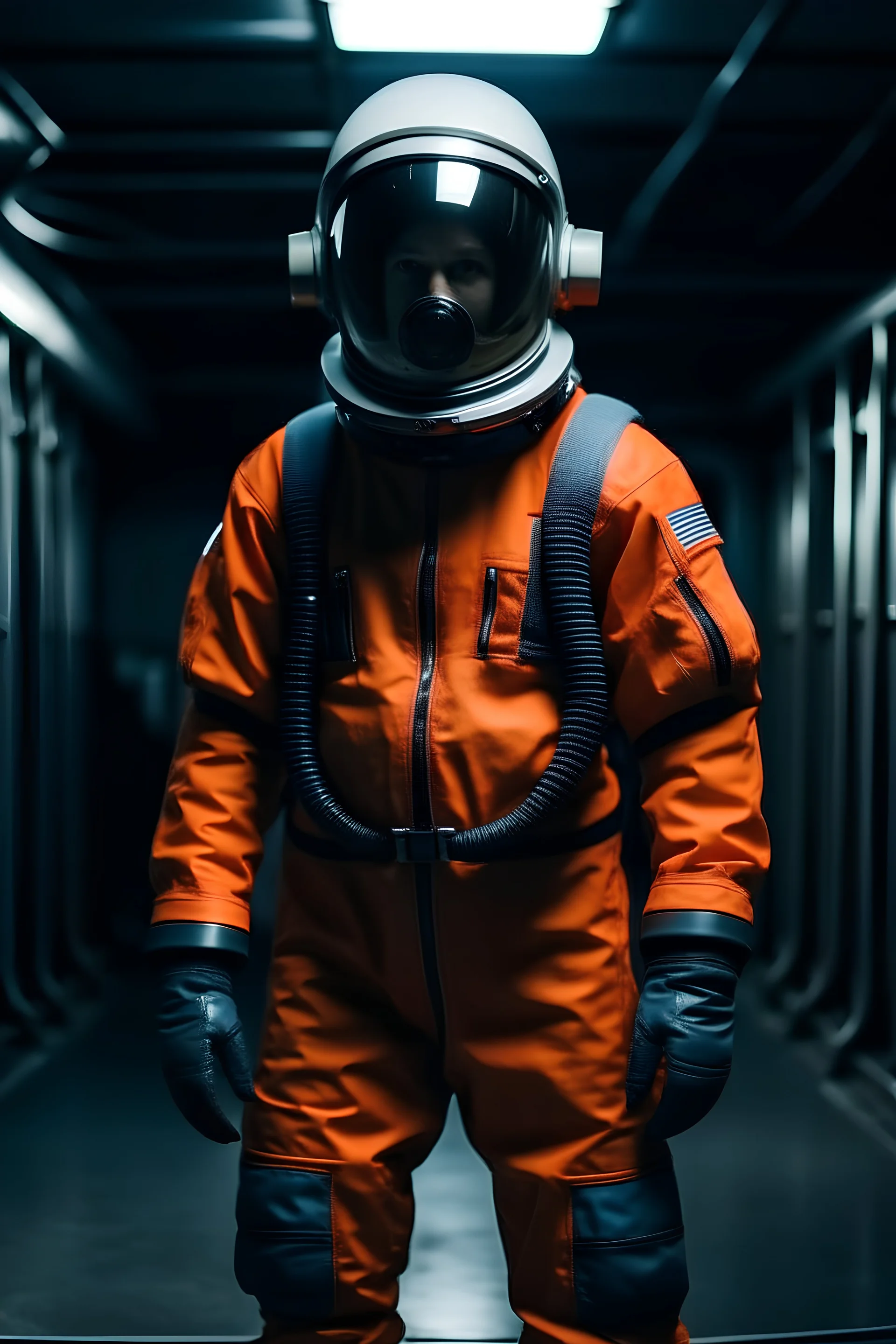 a man in a sub 0 suit to keep him alive