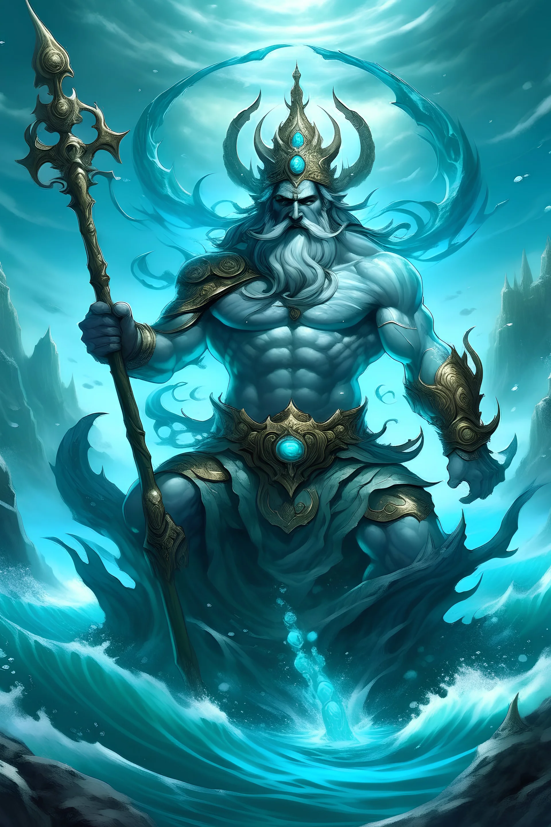 epic water god divine