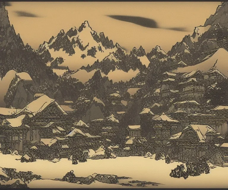 Ironforge, dwarf, World of warcraft, by hokusai