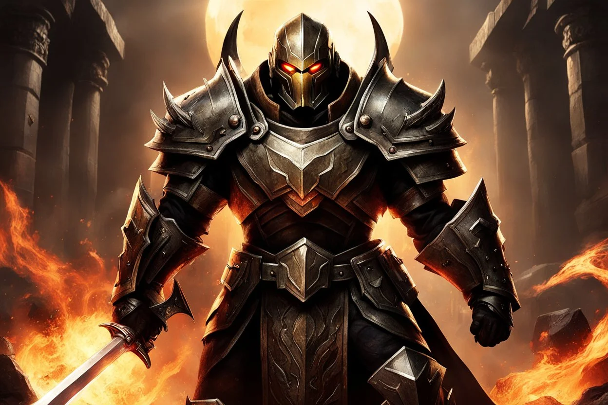 a legendary doom slayer, feared and revered for your unmatched skill in battle and your powerful magic dark sword. For years, you have been the last line of defense against the fiery hordes of hell, relentlessly fighting to protect the mortal realm and all of humanity from the demonic forces that threaten to consume them. You have faced countless demons and emerged victorious, your legend growing with each defeat of the monstrous creatures. But now, a new and terrifying threat has emerged. A po