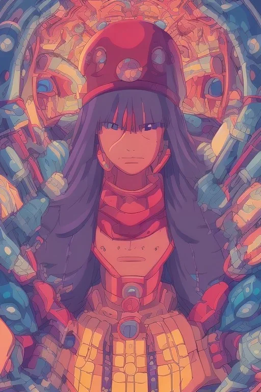 ultra detailed, beautiful female android in tears, crying. scifi, fantasy, intricate detailed environment, global illumination, vector art, concept art. by james jean and moebius and artgerm and liam brazier and victo ngai and tristan eaton.