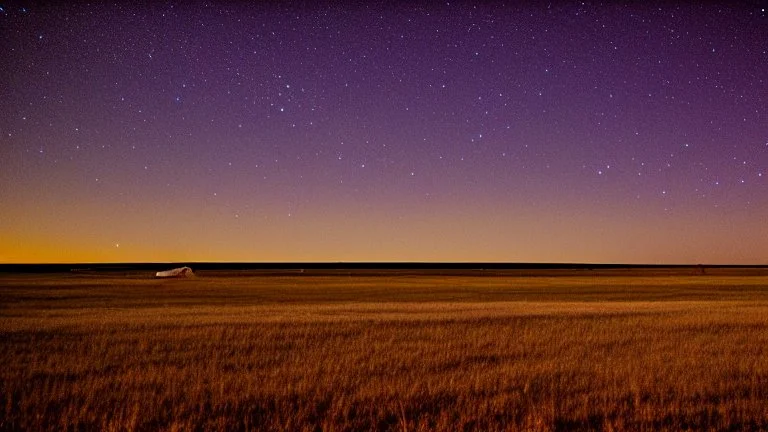 starlit night on the high plains