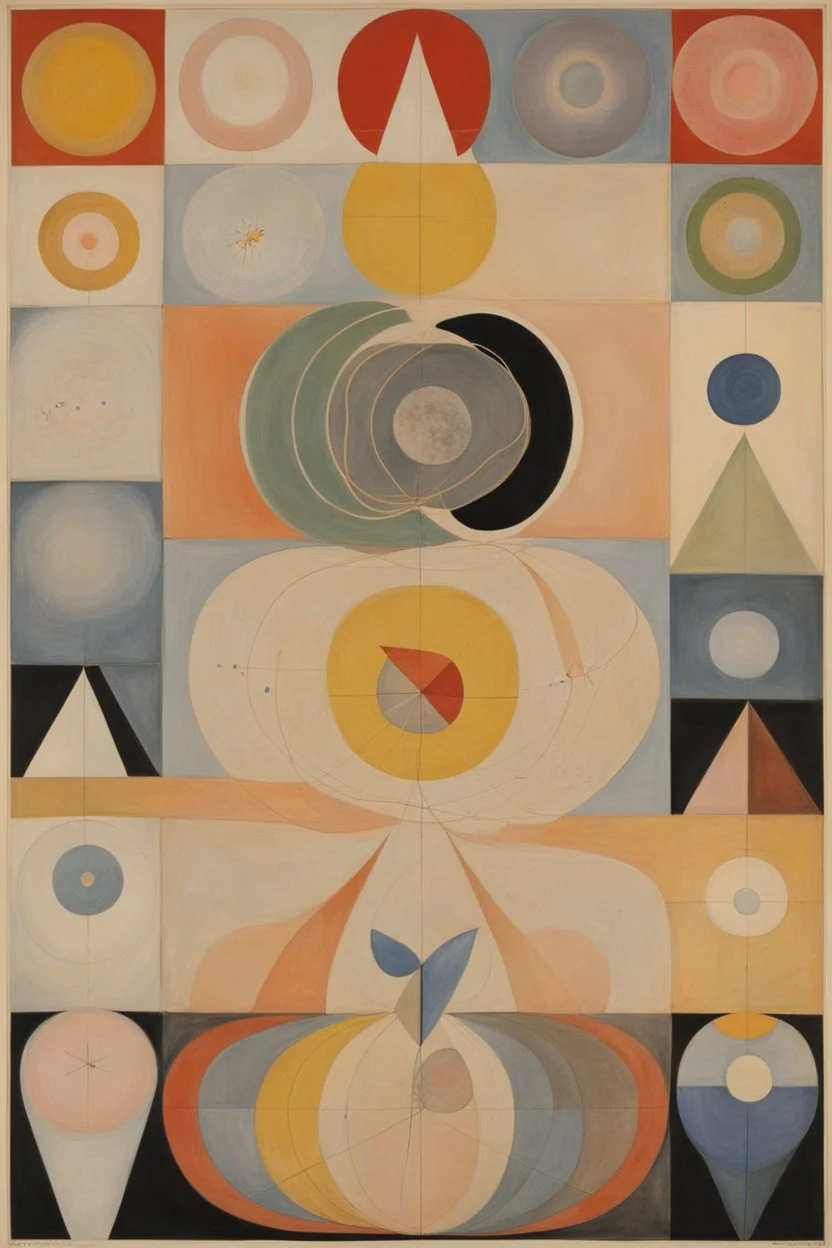 Every mind contains the whole universe; Herbert Bayer; Hilma af Klint