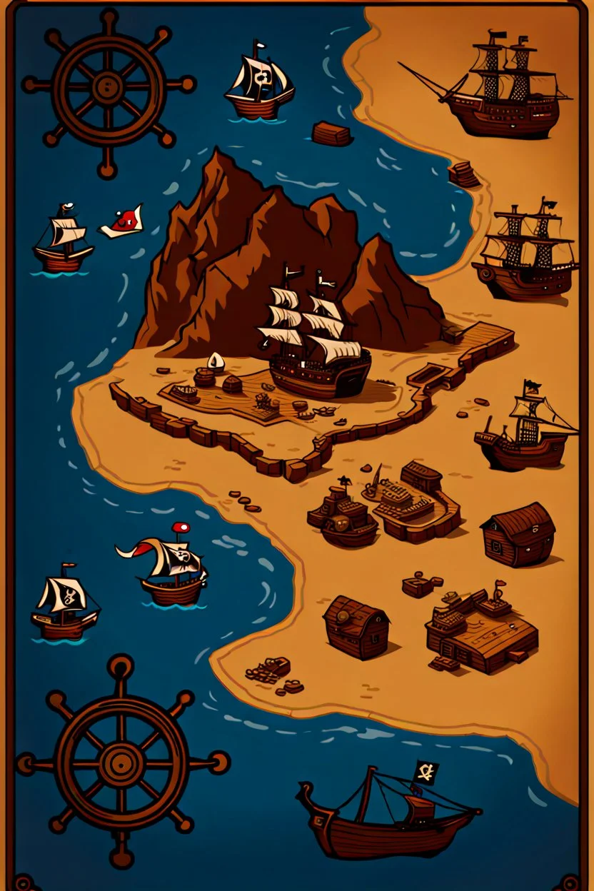 Pirate map