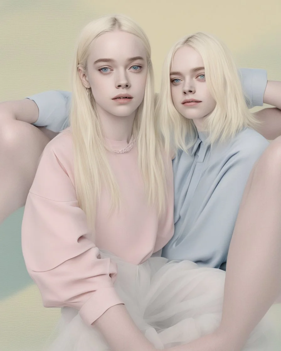 Composition billie eilish with elle fanning