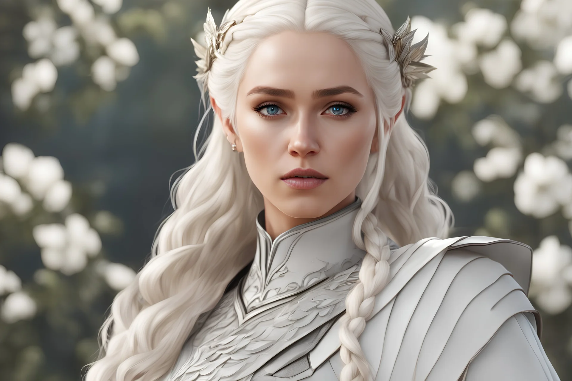 Daenerys Targaryen in 8k Afukuro anime artstyle , Targaryen them, white costum, close picture, highly detailed, high details, detailed portrait, masterpiece,ultra detailed, ultra quality