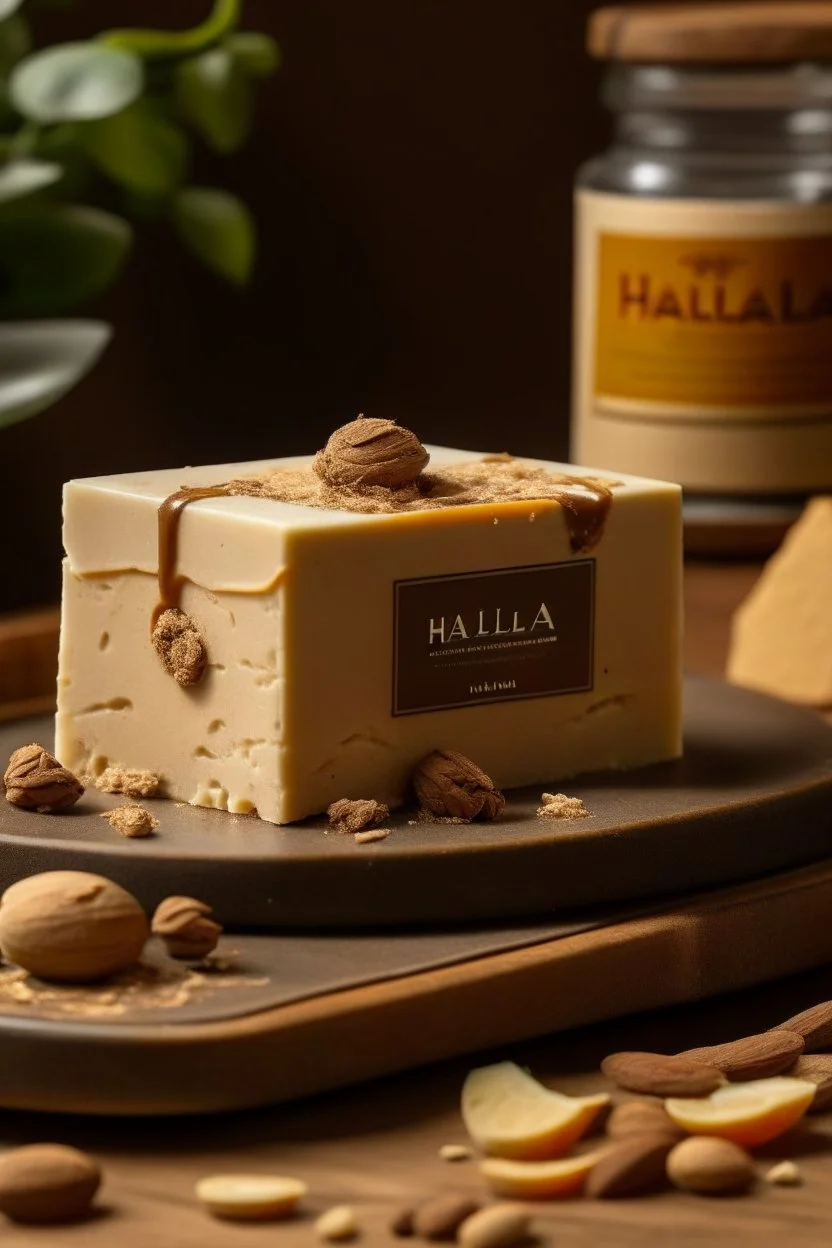 Halva is present in a product photography location