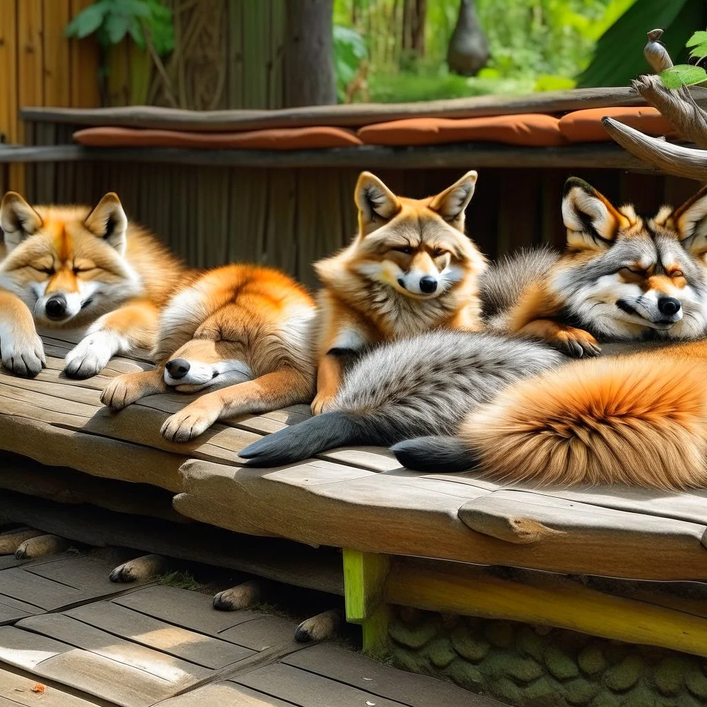 relaxed animals