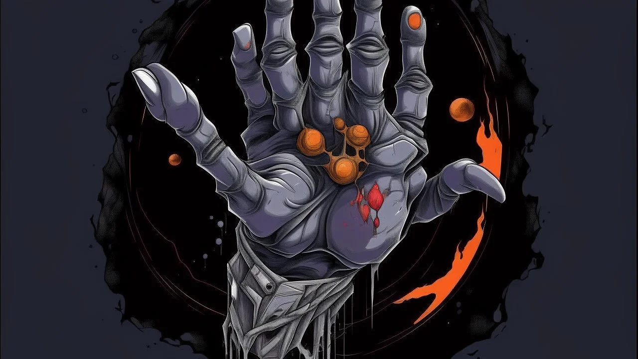 يد مدمره تمسك