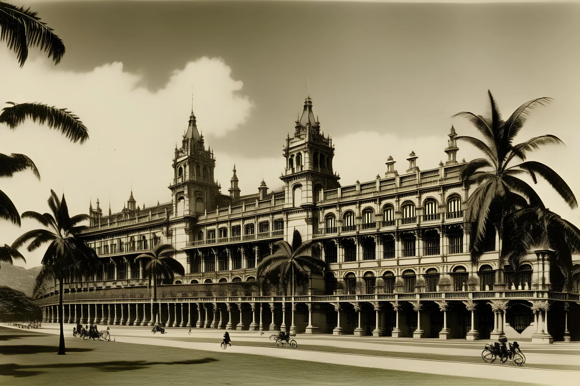 Iolani Royal palace if it was expanded and still used today by royalty