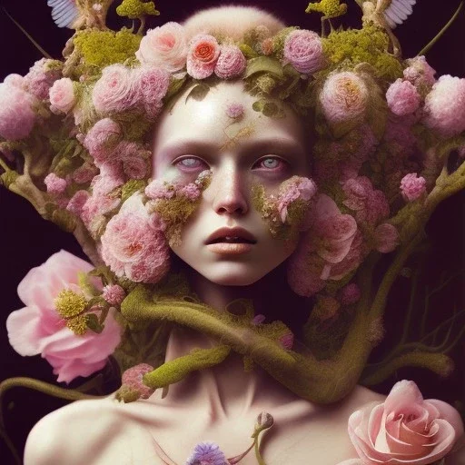 Goddess of Floral Decay by James C. Christensen photographed by Tim Walker