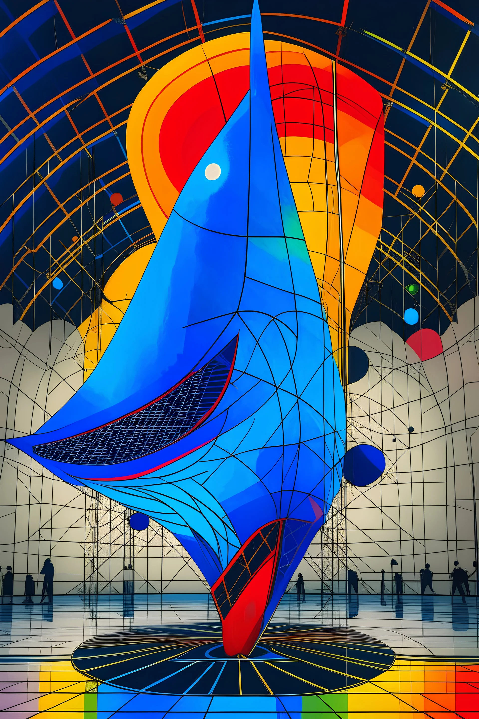 redraw it in kandinsky style