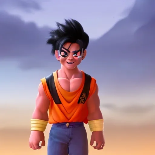 michael jackson as a dragonball z character