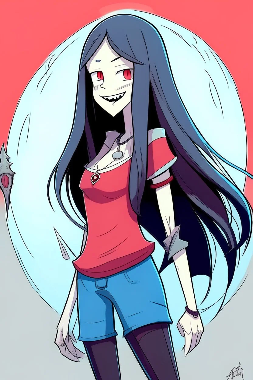 marceline vampire adventure time cartoon style