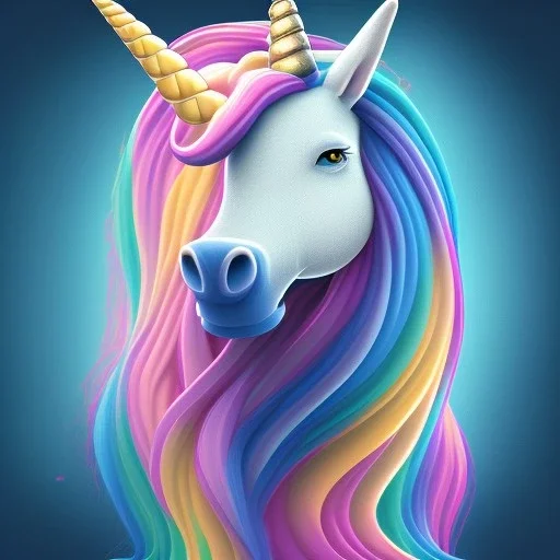 UNICORN WITH NO HAIR, high key lighting, volumetric light high details psychedelic background