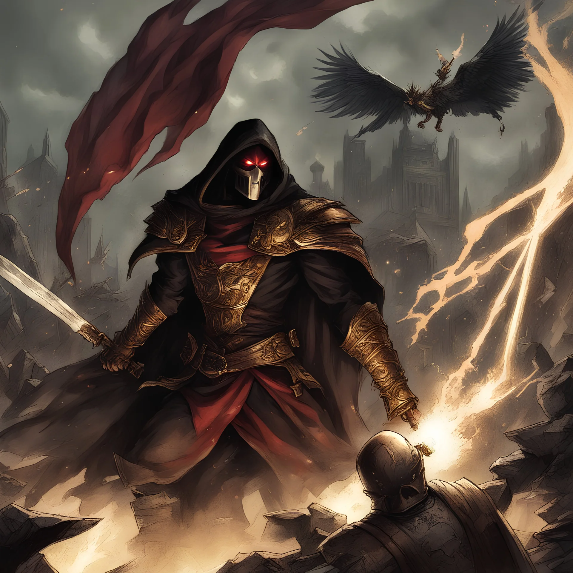 Azrael vs league of shaadows