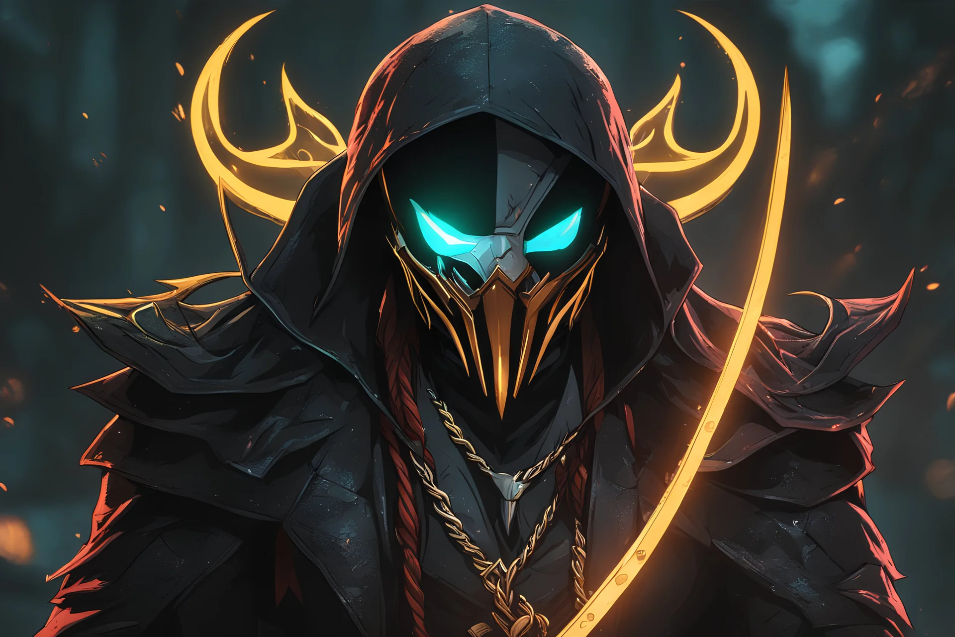 Pyke venom in 8k solo leveling shadow artstyle, pirate them, mask, close picture, rain, neon lights, intricate details, highly detailed, high details, detailed portrait, masterpiece,ultra detailed, ultra quality