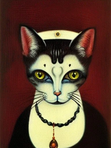 Portrait of a cat by kahlo