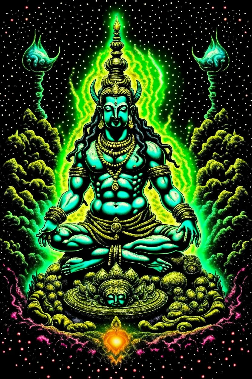 LORD SHIVA COSMIC IMAGE