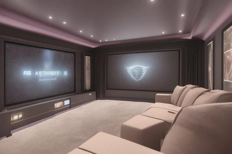 a dedicated home cinema room