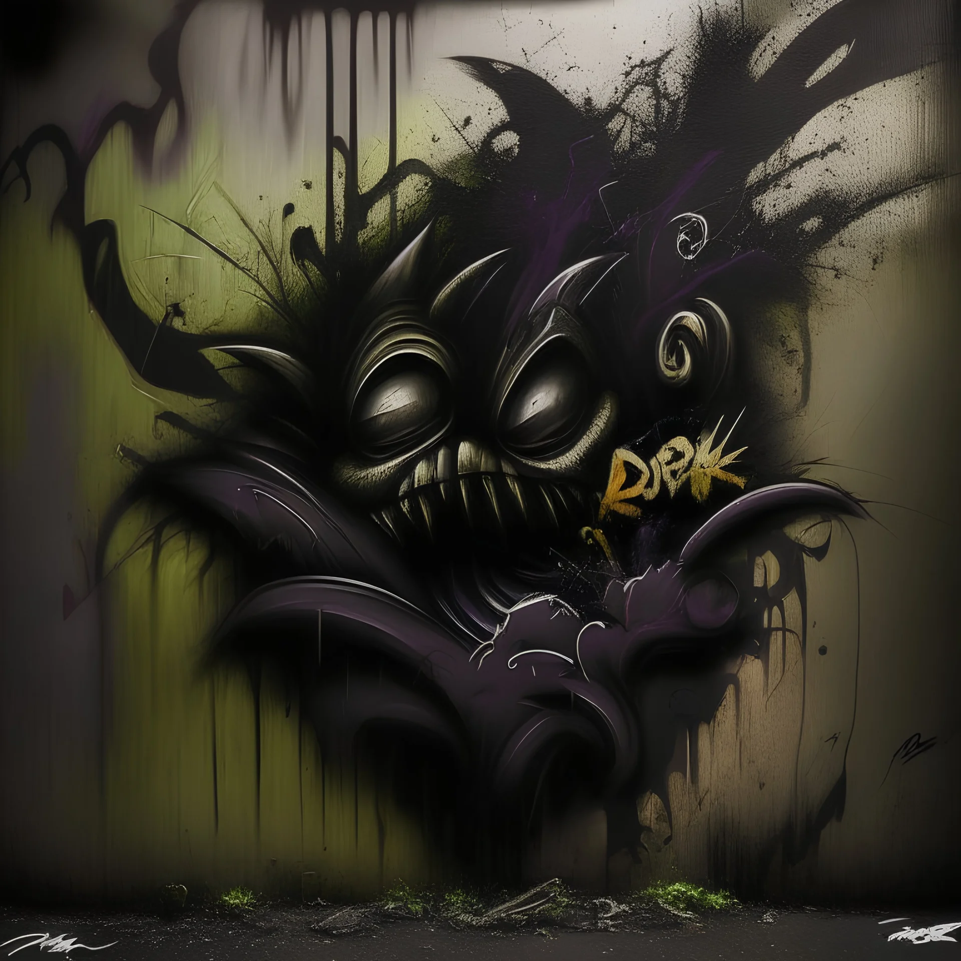 graffiti art - Dark - farbage