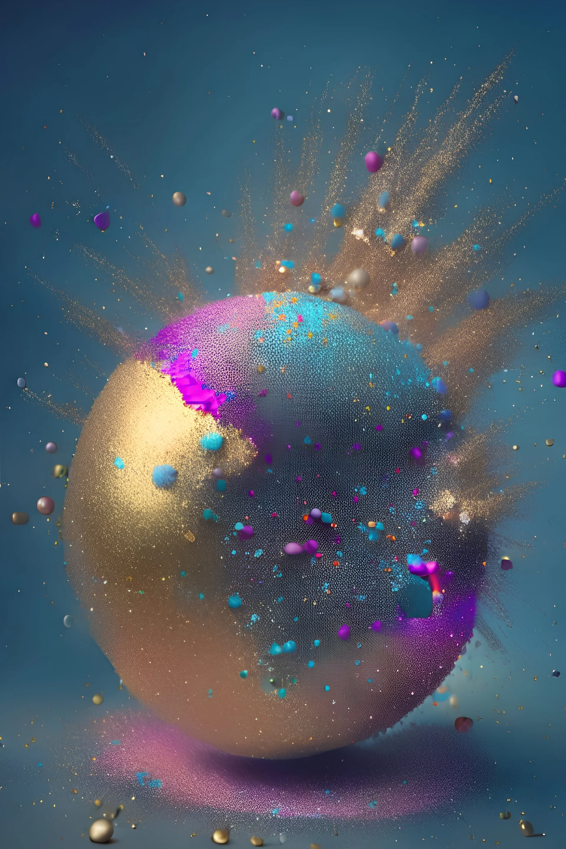 Glitter bomb