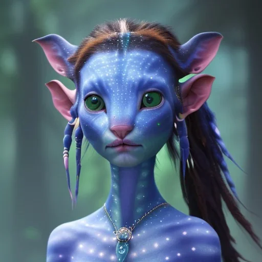 Pandora. It is not clear what you mean by a "makeup-wearing baby" in the context of the film Avatar. baby girl