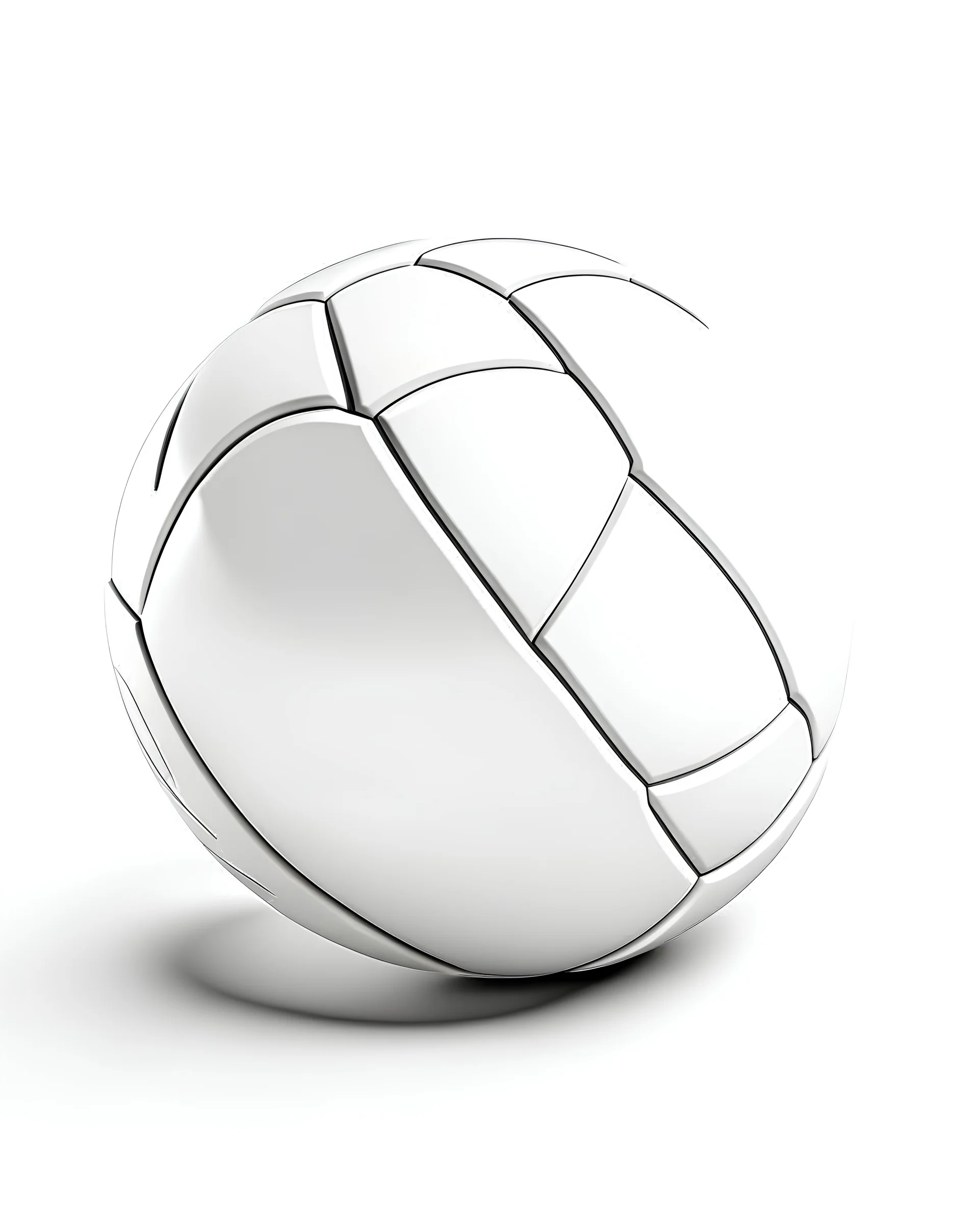single ball no elements white background