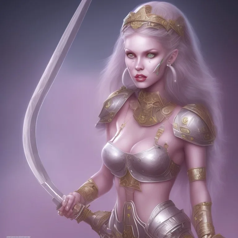 Sexy alien princess warrior