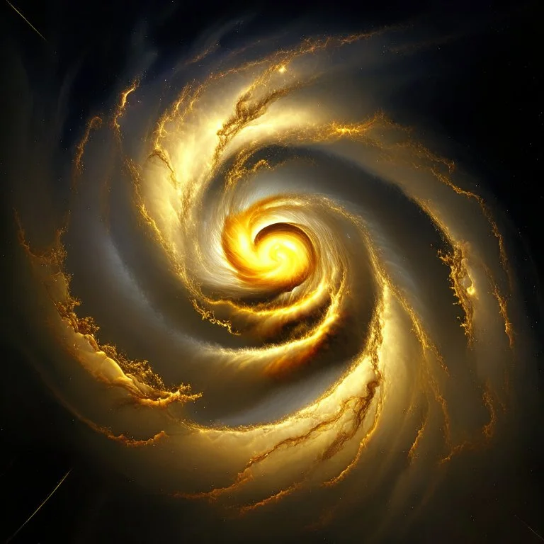 gold galactic tornado