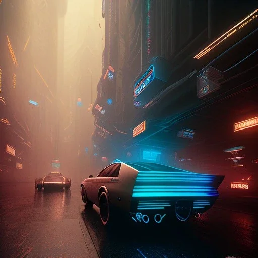 afterlife in the digital void, thriller vibe, 4k, moody cinematic lighting, realistic, highly detailed, blade runner style, blue and purple, highly detailed, conceptual art, volumetric, octane render, unreal engine,