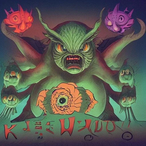  kaiju with five eyes and three ears by walt disney