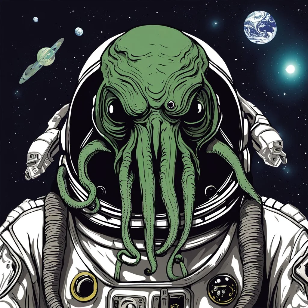 Cthulhu as an astronaut