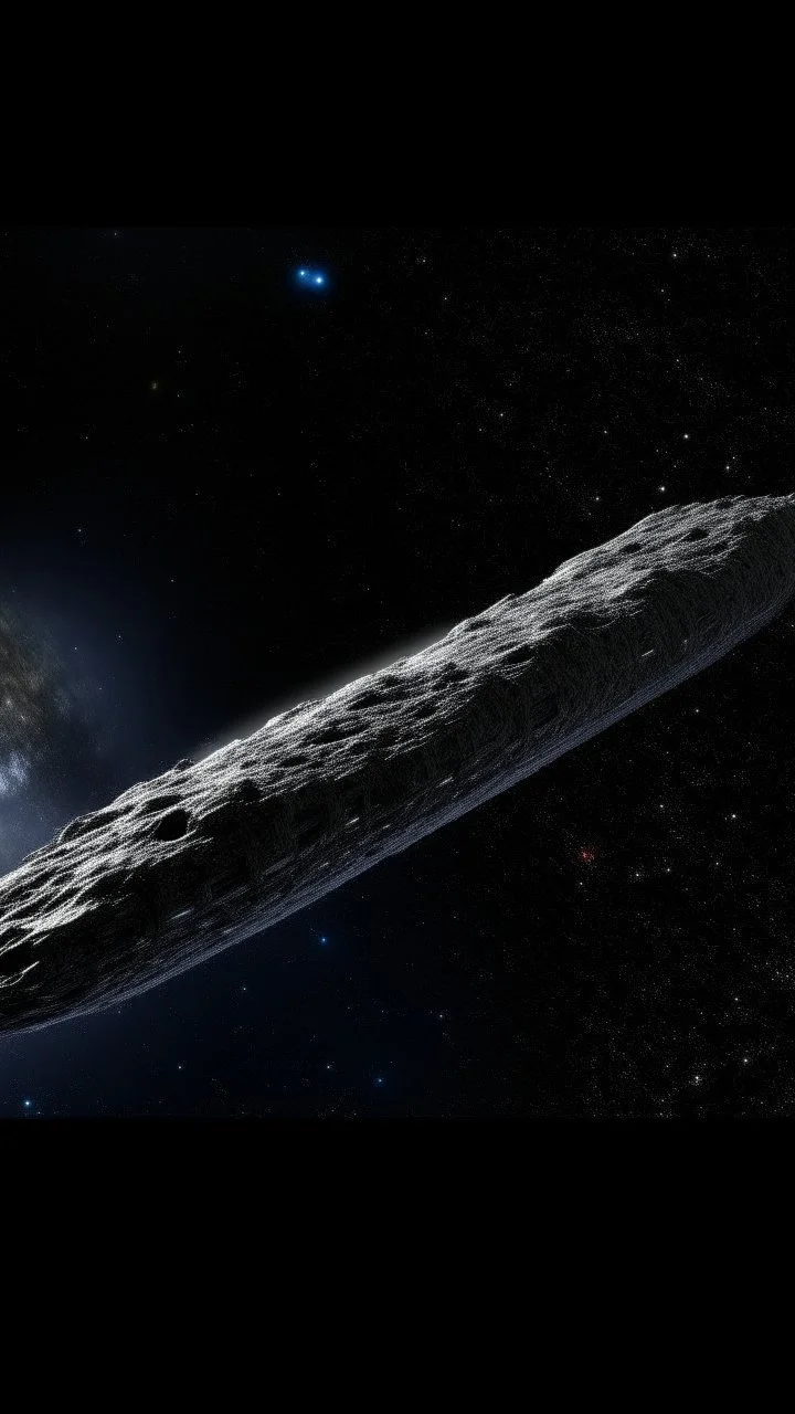 critical point abstract in the galaxy a huge cigar spaceship 13Atlas comet