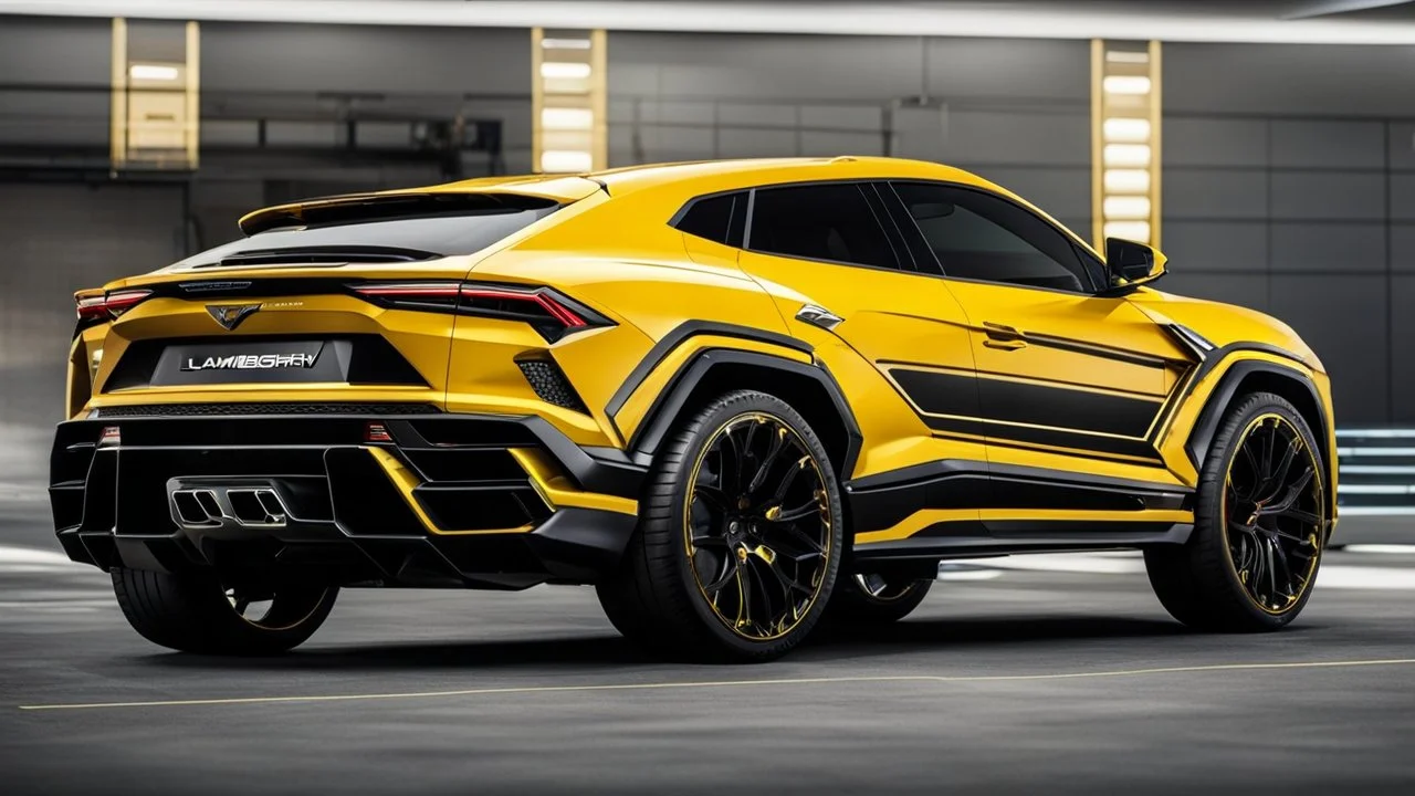 lamborghini urus mansory ,rear view, desktop wallpaper, 4K, Cinematic
