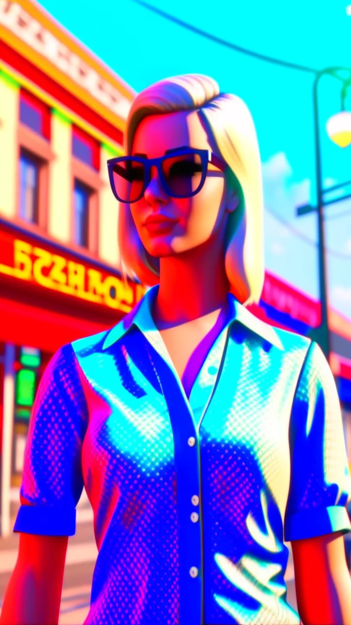 supper star, detailed face. Beautiful woman. big retro sunglasses, Full body ,standing pose,highly detailed, hyperdetailed standing on street, complex, 8K, HD