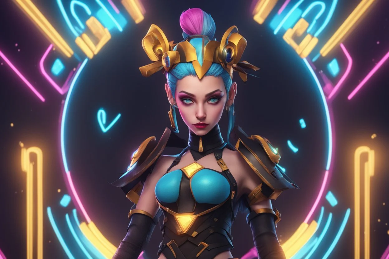 Jinx in 8k 3D animation draw style, arcane them, neon effect, close picture, highly detailed, high details, detailed portrait, masterpiece,ultra detailed, ultra quality