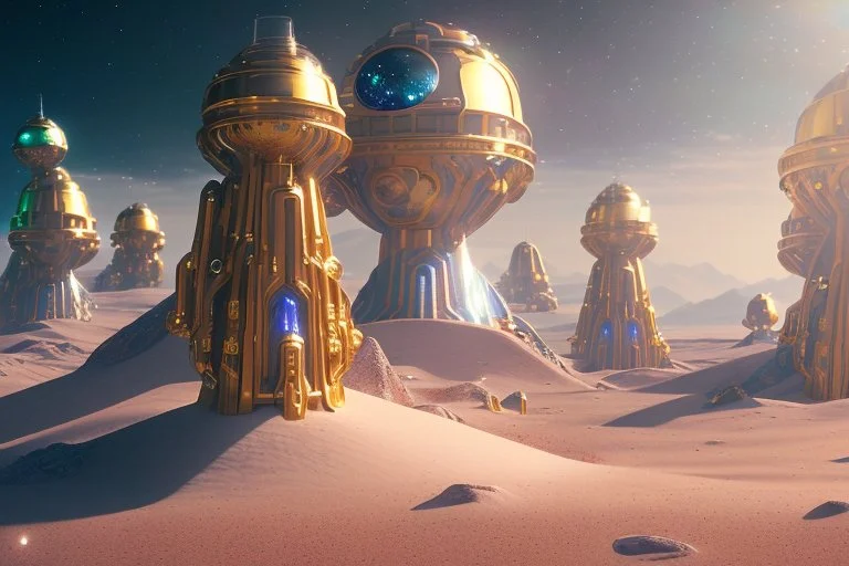 white and gold crystal cosmic and galactic ambiance cinema4d futuristic scifi, full of details, smooth, bright sunshine，soft light atmosphere, light effect，vaporwave colorful, concept art, smooth, extremely sharp detail, finely tuned detail, ultra high definition, 8 k, unreal engine 5, ultra sharp focus