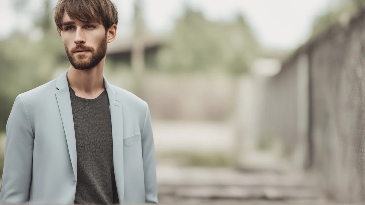 شخص جسمه عادي ووجه طولي