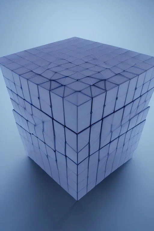hypercube projection of cube seen from within normal waking reality